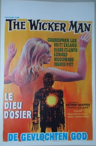 Belgische filmaffiche van 'The Wicker Man' (1973, Robin Hardy)