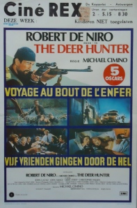 Belgische filmaffiche voor 'The Deer Hunter'